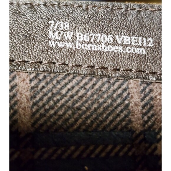 BORN Natasha Leather Boots Size 7 Brown QUALITY - Picture 10 of 12